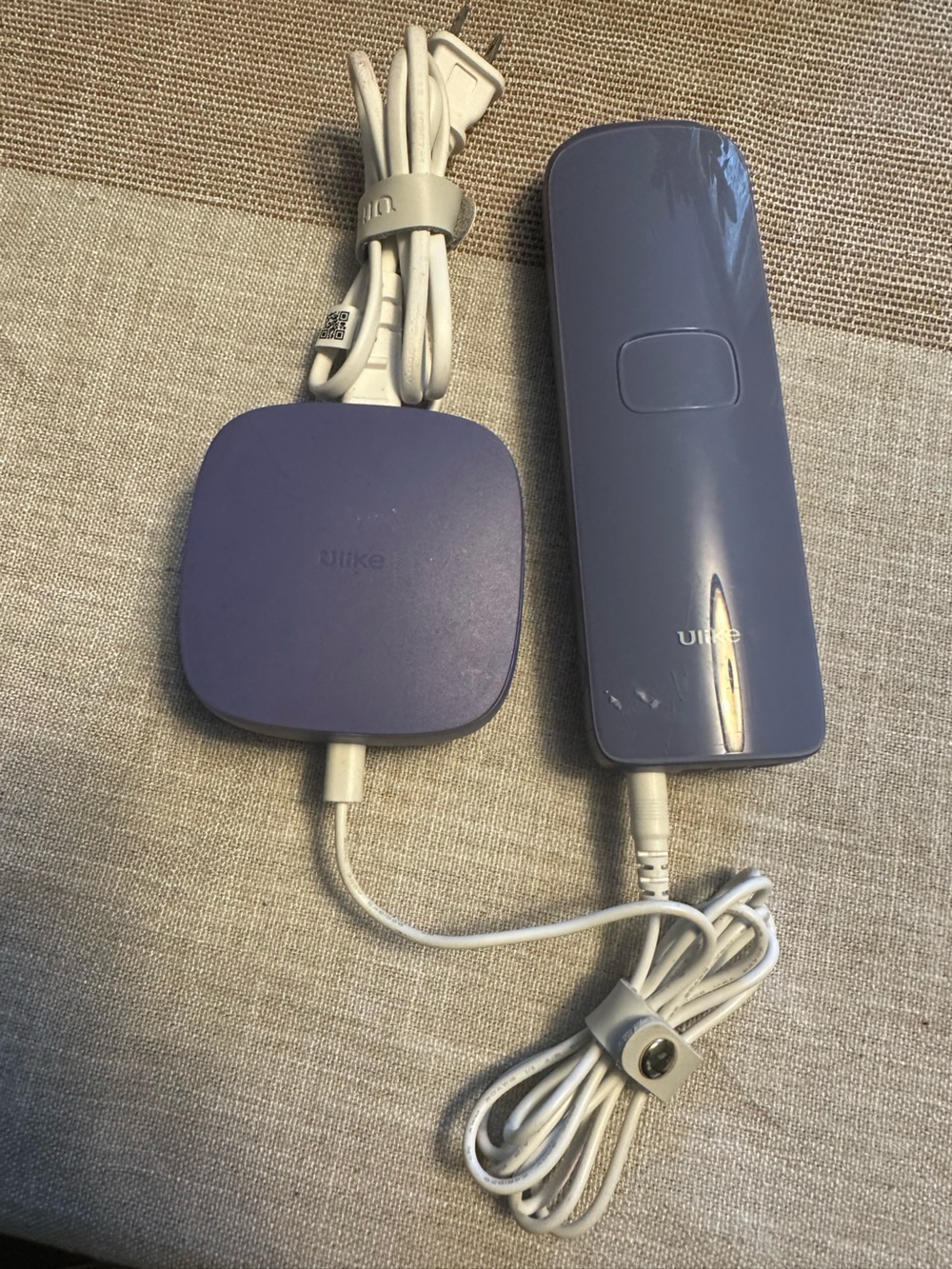 ulitke Purple Portable Hair Removal Device and Charger